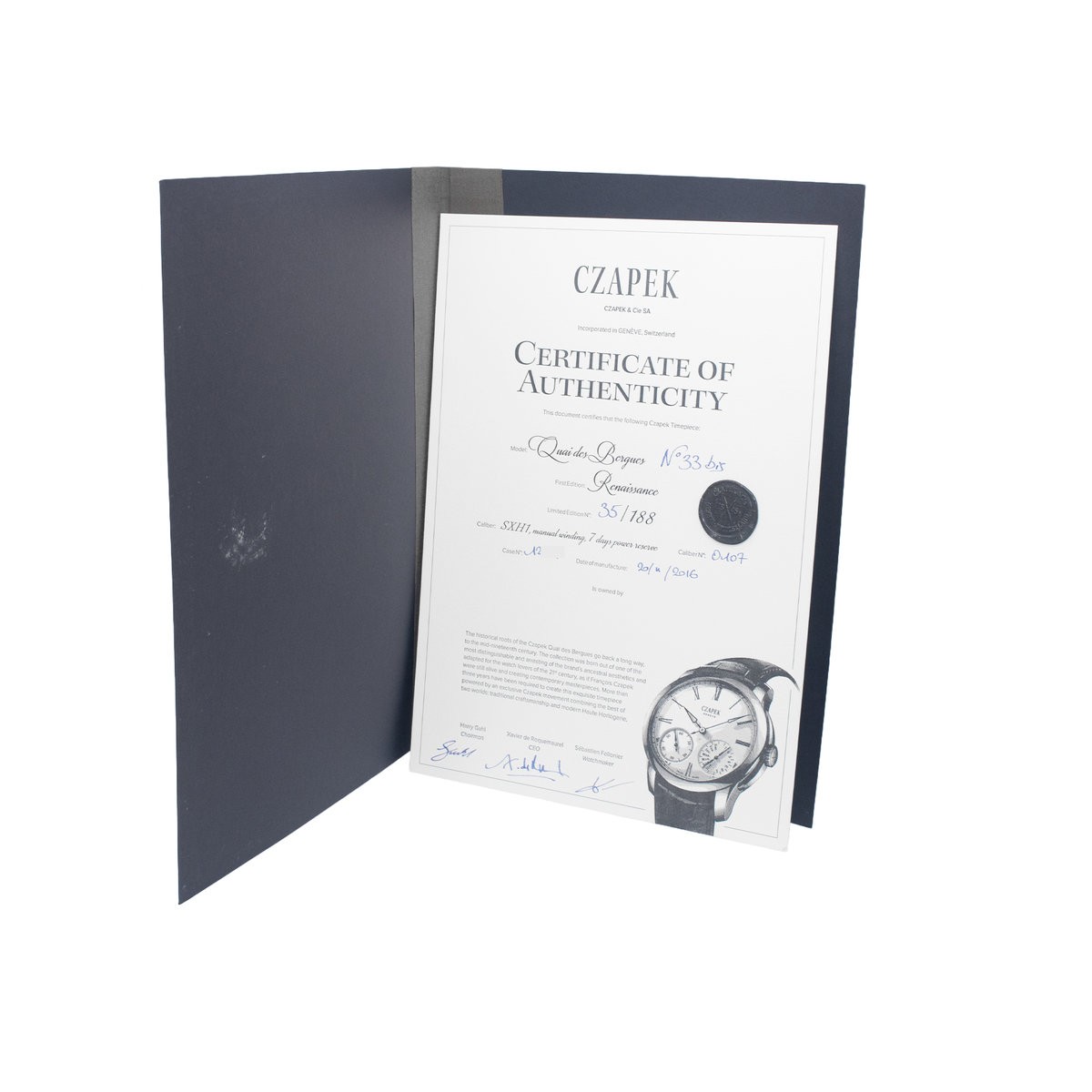 Czapek Quai Des Bergues